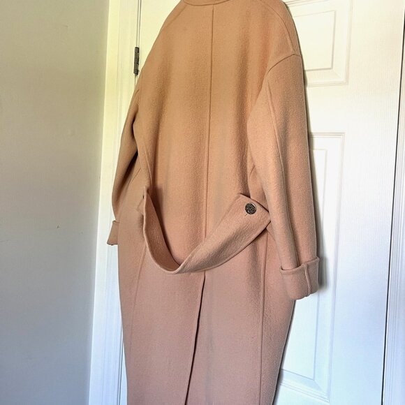 Celine Paris 100% Cashmere Blush Kim Kardashian Runway Coat, S/M - Picture 7 of 13